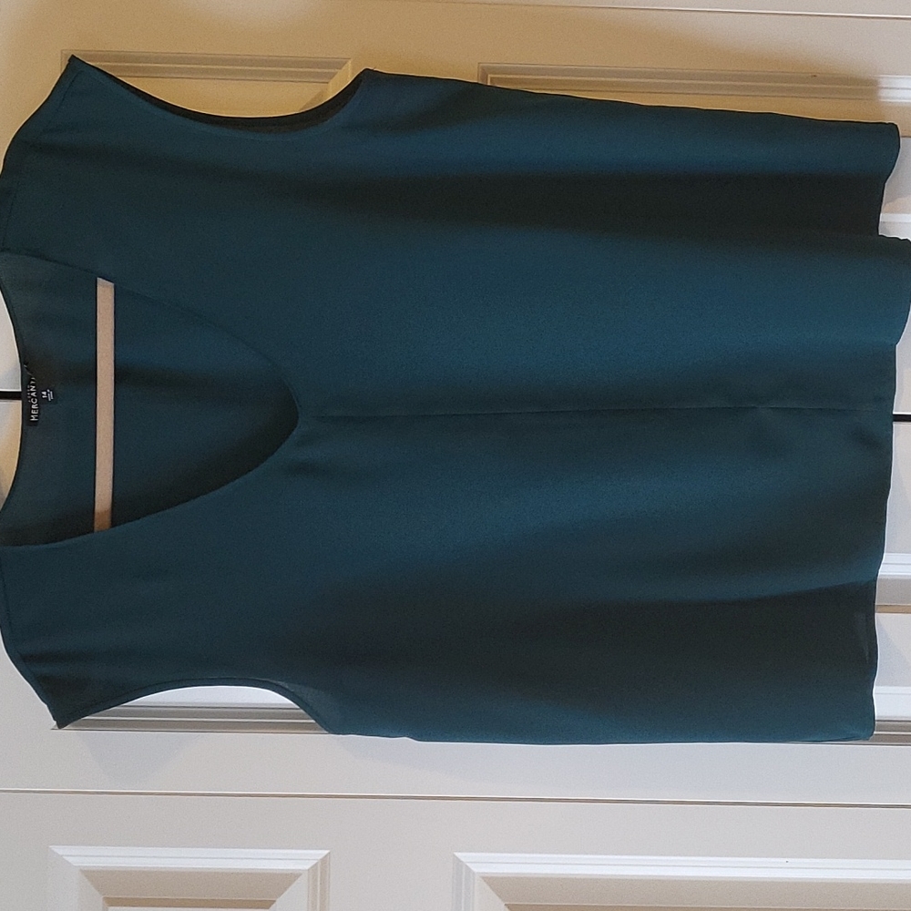 J.Crew Green Shell Tank